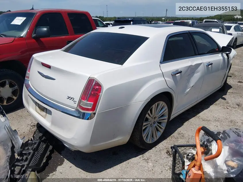 2014 Chrysler 300C VIN: 2C3CCAEG1EH355153 Lot: 45584419
