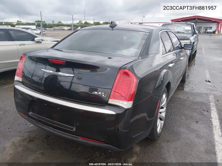 2015 Chrysler 300C Platinum VIN: 2C3CCAPT3FH881957 Lot: 45197056