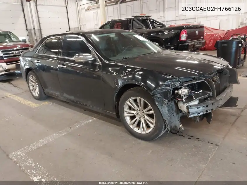 2015 Chrysler 300C VIN: 2C3CCAEG2FH766126 Lot: 45290021
