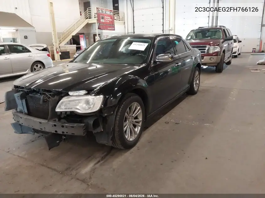 2015 Chrysler 300C VIN: 2C3CCAEG2FH766126 Lot: 45290021