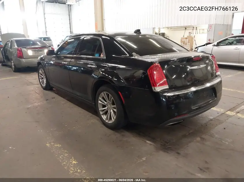 2015 Chrysler 300C VIN: 2C3CCAEG2FH766126 Lot: 45290021
