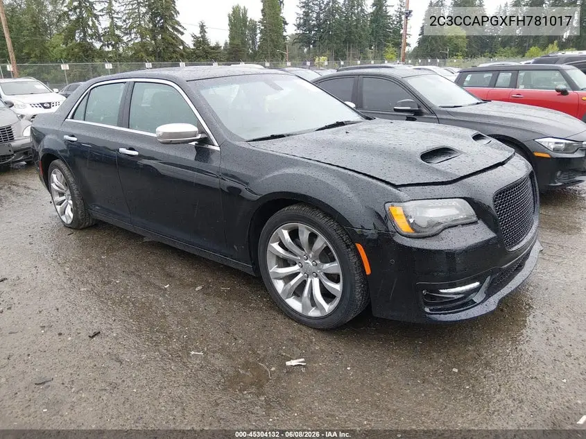 2015 Chrysler 300C Platinum VIN: 2C3CCAPGXFH781017 Lot: 45304132