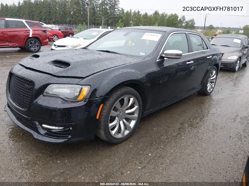 2015 Chrysler 300C Platinum VIN: 2C3CCAPGXFH781017 Lot: 45304132