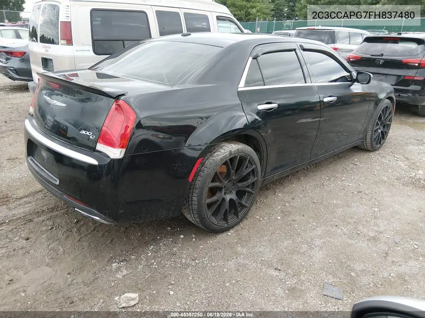 2015 Chrysler 300C Platinum VIN: 2C3CCAPG7FH837480 Lot: 45357250