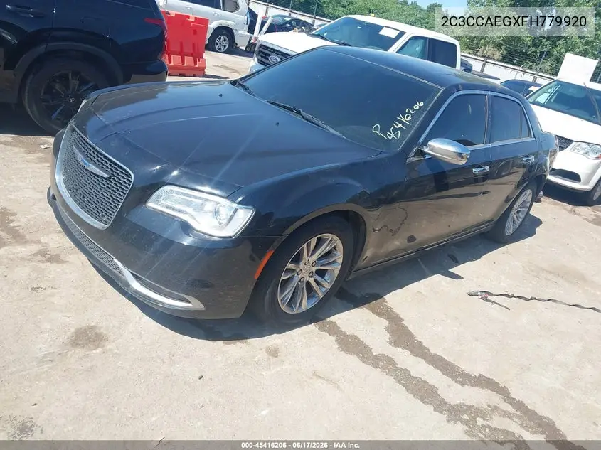 2015 Chrysler 300C VIN: 2C3CCAEGXFH779920 Lot: 45416206