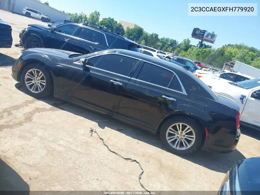 2015 Chrysler 300C VIN: 2C3CCAEGXFH779920 Lot: 45416206