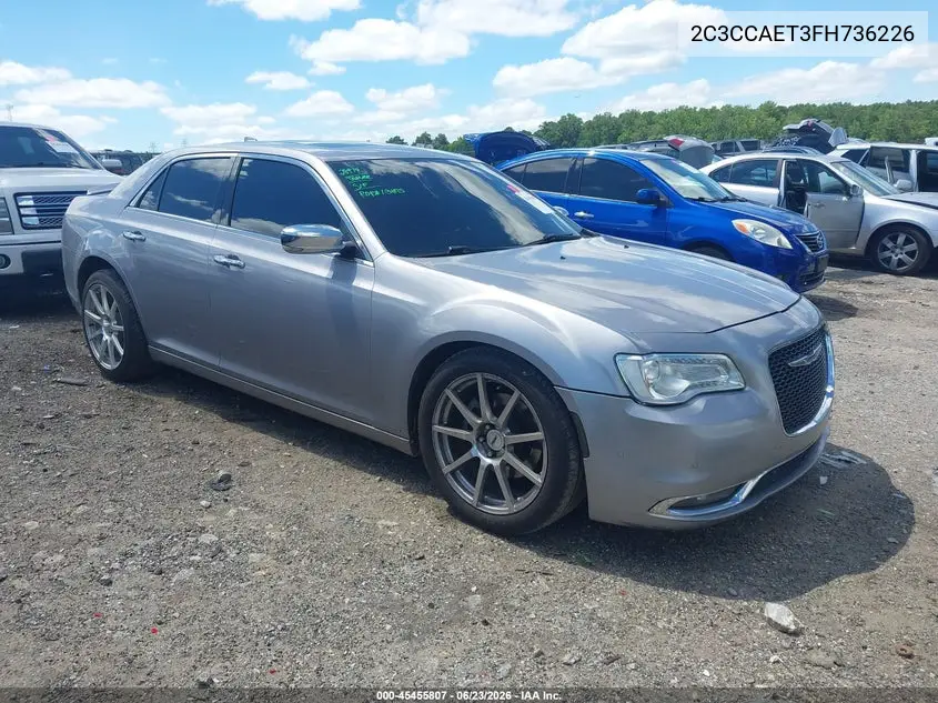 2015 Chrysler 300C VIN: 2C3CCAET3FH736226 Lot: 45455807