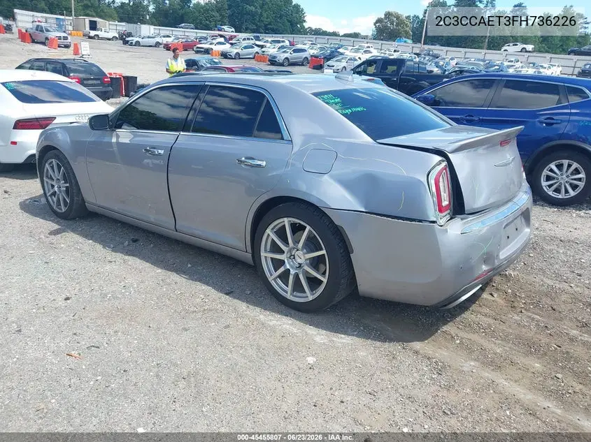 2015 Chrysler 300C VIN: 2C3CCAET3FH736226 Lot: 45455807