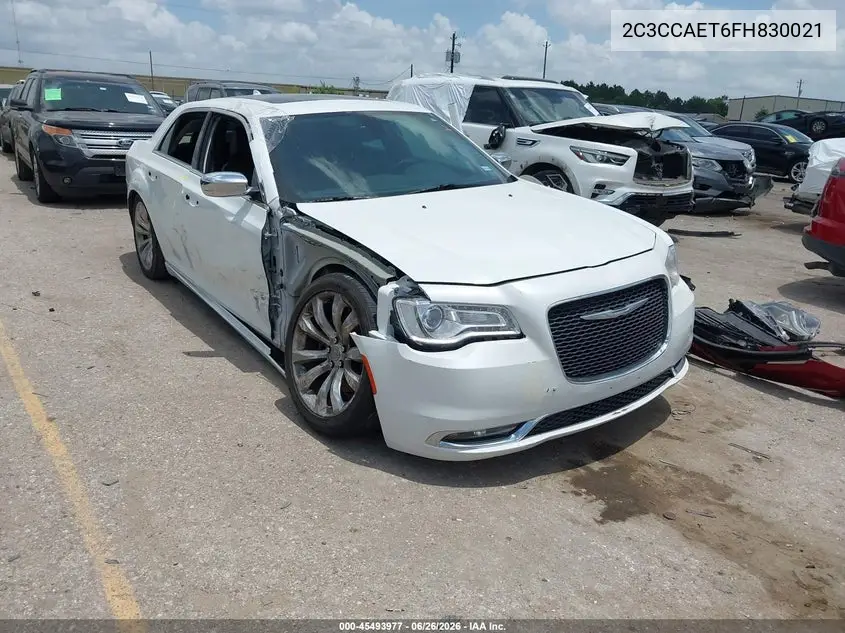 2015 Chrysler 300C VIN: 2C3CCAET6FH830021 Lot: 45493977