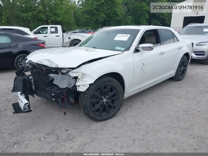 2015 Chrysler 300C Awd VIN: 2C3CCAKG1FH781916 Lot: 45520258