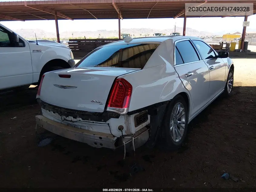 2015 Chrysler 300C VIN: 2C3CCAEG6FH749328 Lot: 45529029
