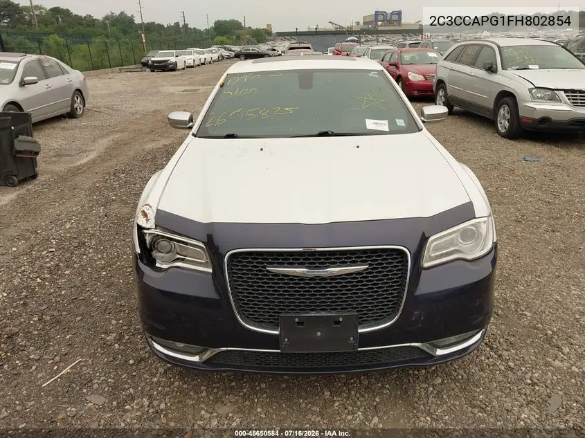 2015 Chrysler 300C Platinum VIN: 2C3CCAPG1FH802854 Lot: 45650584