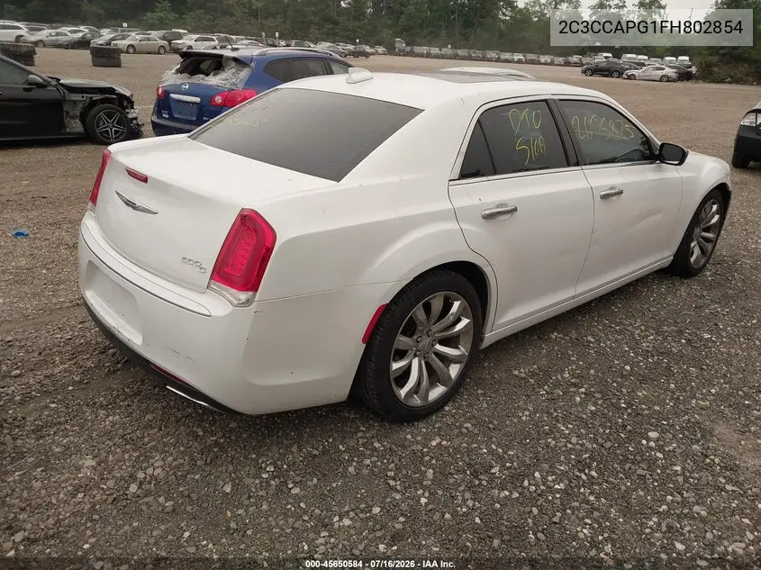 2015 Chrysler 300C Platinum VIN: 2C3CCAPG1FH802854 Lot: 45650584