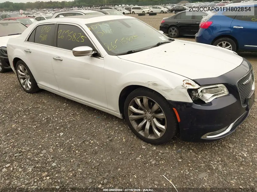 2015 Chrysler 300C Platinum VIN: 2C3CCAPG1FH802854 Lot: 45650584