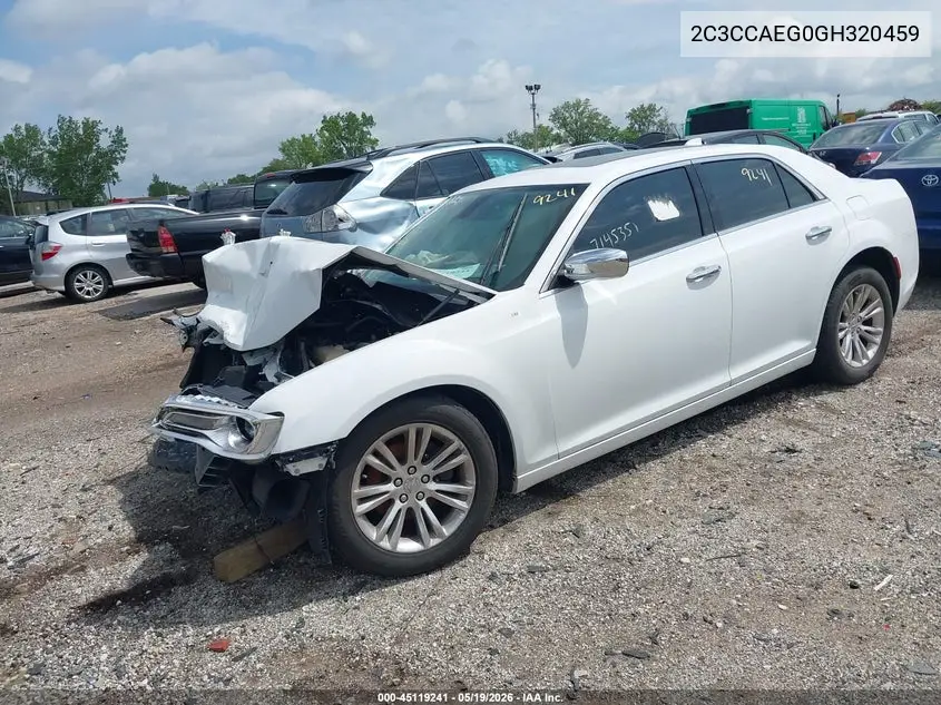 2016 Chrysler 300C VIN: 2C3CCAEG0GH320459 Lot: 45119241