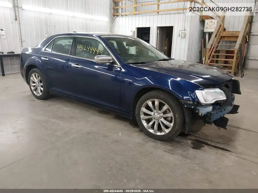 2016 Chrysler 300C Awd VIN: 2C3CCAKG9GH282735 Lot: 45244445