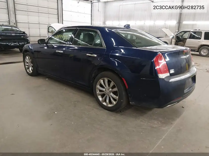 2016 Chrysler 300C Awd VIN: 2C3CCAKG9GH282735 Lot: 45244445