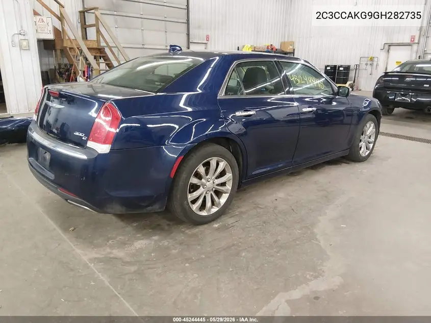 2016 Chrysler 300C Awd VIN: 2C3CCAKG9GH282735 Lot: 45244445