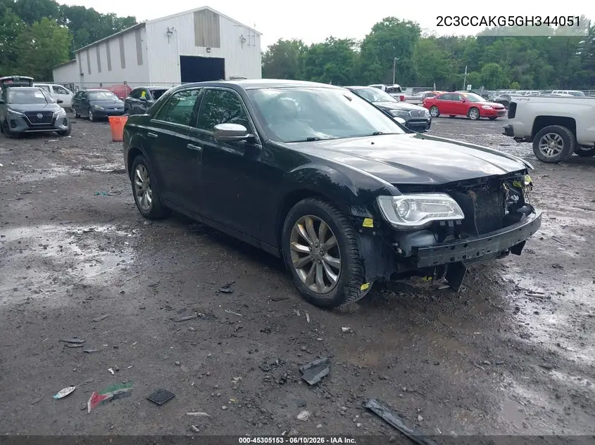 2016 Chrysler 300C Awd VIN: 2C3CCAKG5GH344051 Lot: 45305153