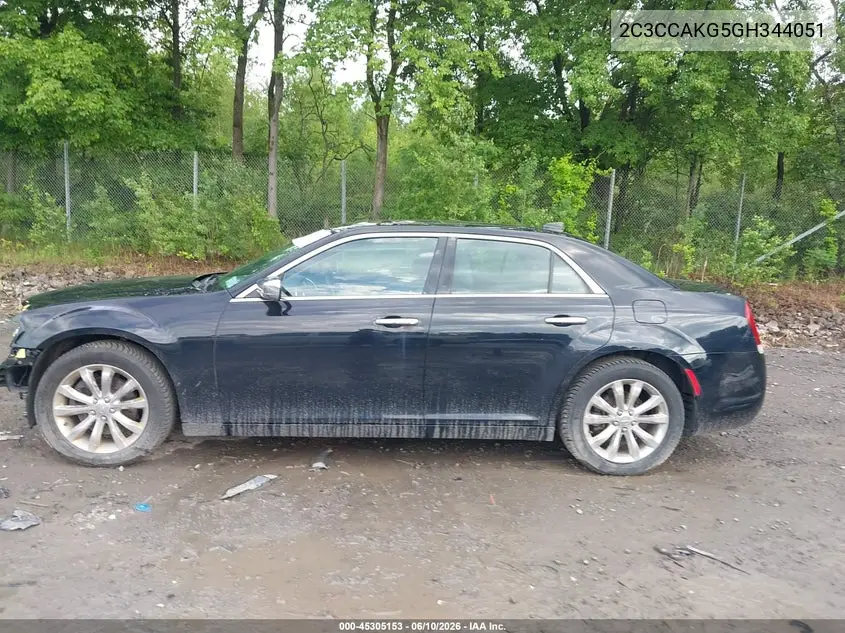2016 Chrysler 300C Awd VIN: 2C3CCAKG5GH344051 Lot: 45305153