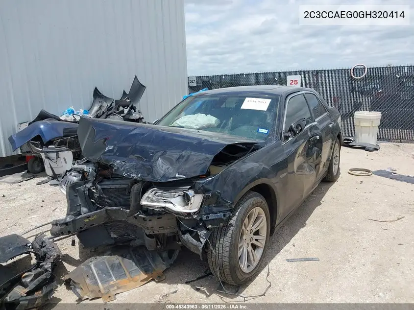 2016 Chrysler 300C VIN: 2C3CCAEG0GH320414 Lot: 45343963