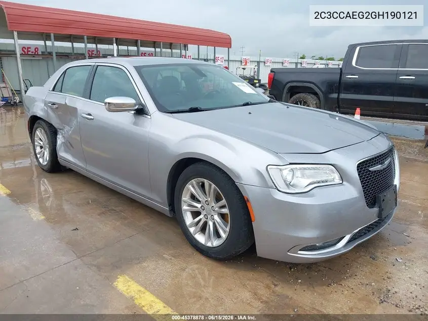 2016 Chrysler 300C VIN: 2C3CCAEG2GH190121 Lot: 45378878