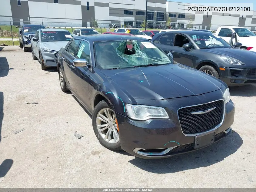 2016 Chrysler 300C VIN: 2C3CCAEG7GH212100 Lot: 45402498
