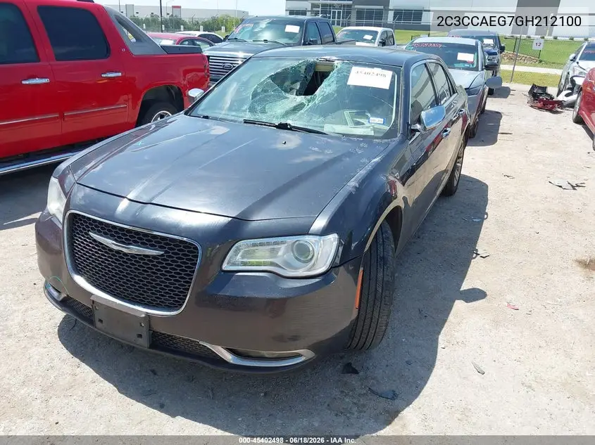 2016 Chrysler 300C VIN: 2C3CCAEG7GH212100 Lot: 45402498