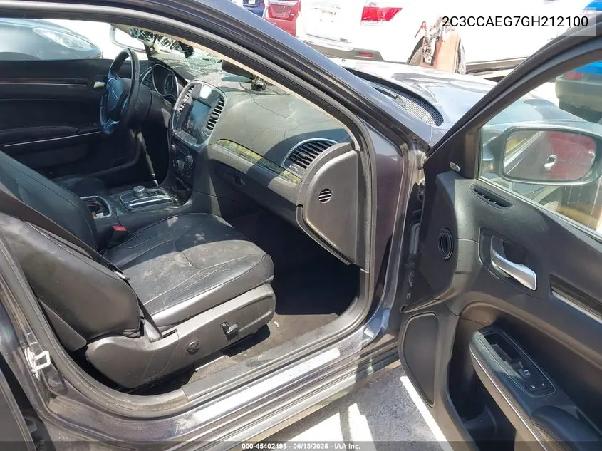 2016 Chrysler 300C VIN: 2C3CCAEG7GH212100 Lot: 45402498