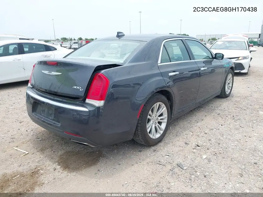2016 Chrysler 300C VIN: 2C3CCAEG8GH170438 Lot: 45443740
