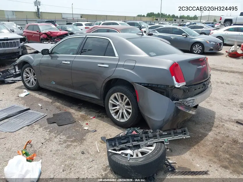 2016 Chrysler 300C VIN: 2C3CCAEG2GH324495 Lot: 45466494