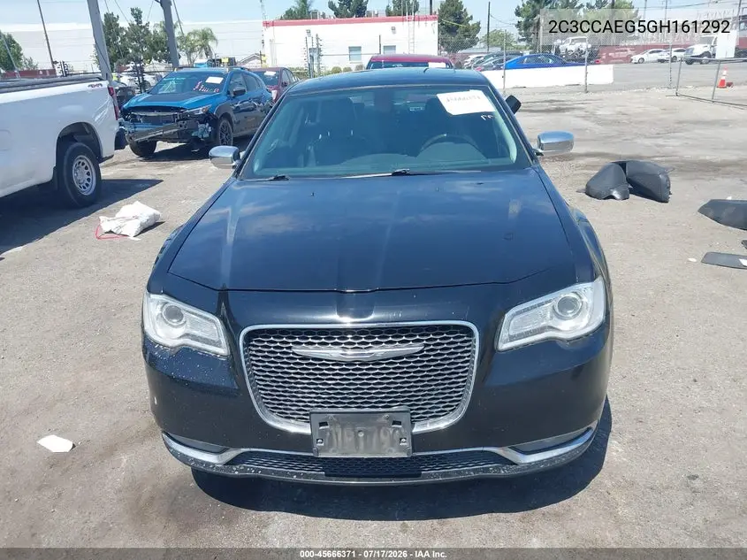 2016 Chrysler 300C VIN: 2C3CCAEG5GH161292 Lot: 45666371