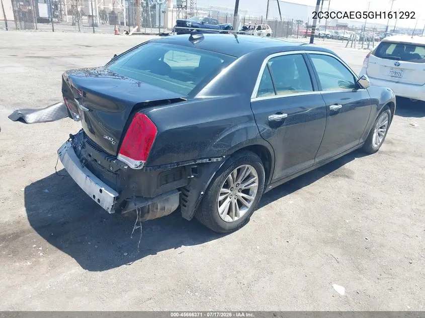 2016 Chrysler 300C VIN: 2C3CCAEG5GH161292 Lot: 45666371