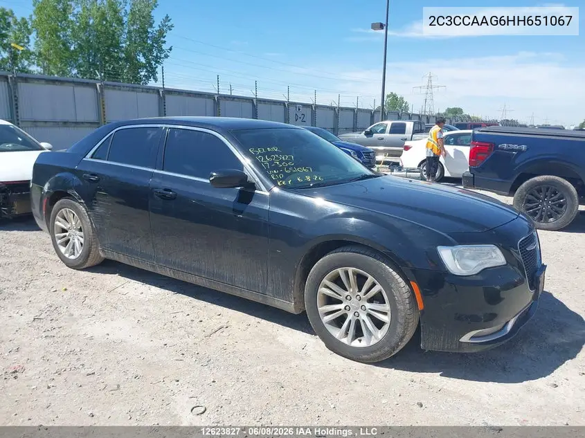 2017 Chrysler 300C VIN: 2C3CCAAG6HH651067 Lot: 12623827