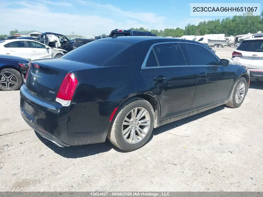 2017 Chrysler 300C VIN: 2C3CCAAG6HH651067 Lot: 12623827