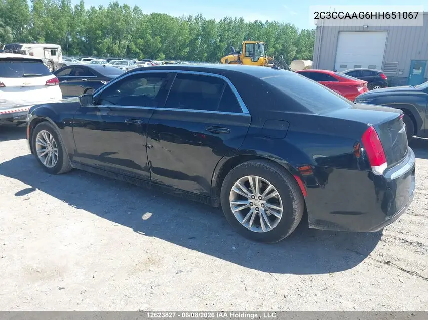 2017 Chrysler 300C VIN: 2C3CCAAG6HH651067 Lot: 12623827