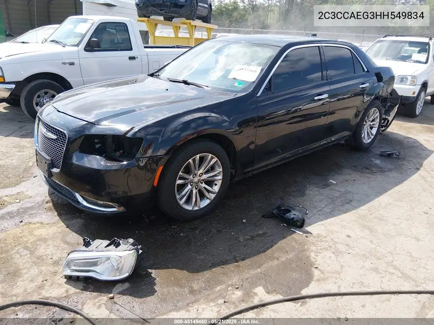 2017 Chrysler 300C VIN: 2C3CCAEG3HH549834 Lot: 45149460