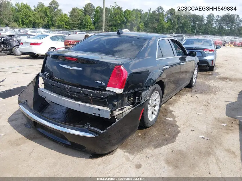 2017 Chrysler 300C VIN: 2C3CCAEG3HH549834 Lot: 45149460