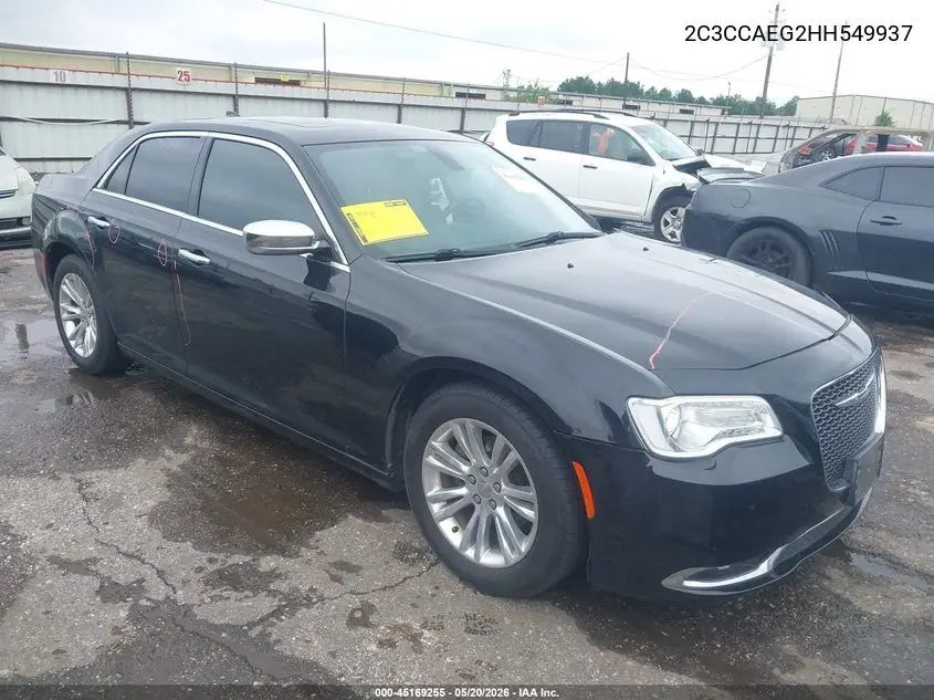 2017 Chrysler 300C VIN: 2C3CCAEG2HH549937 Lot: 45169255
