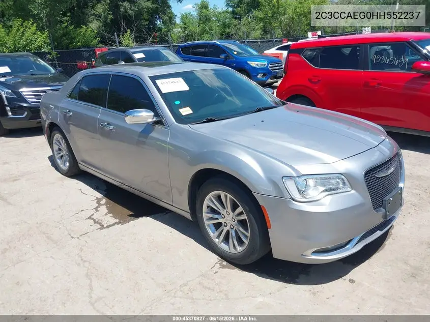 2017 Chrysler 300C VIN: 2C3CCAEG0HH552237 Lot: 45370827