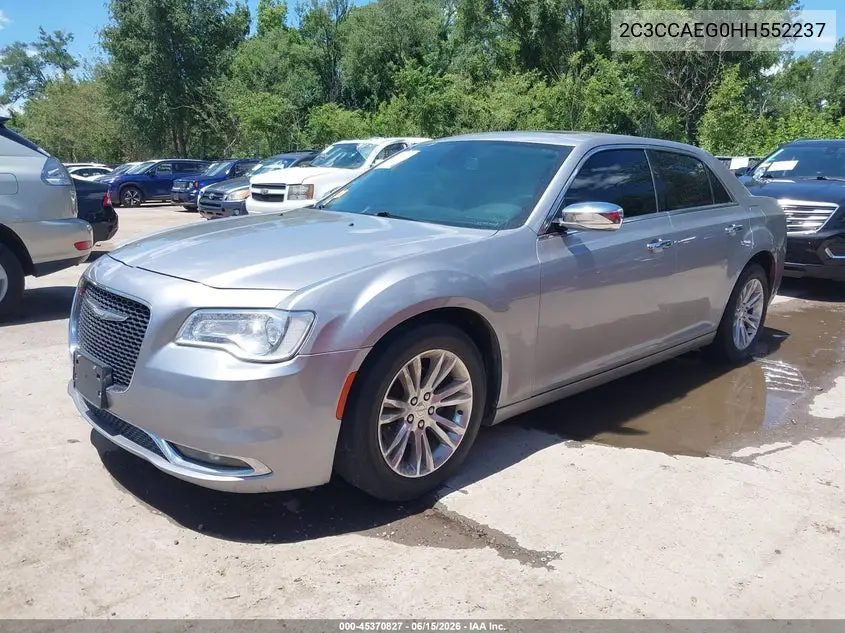 2017 Chrysler 300C VIN: 2C3CCAEG0HH552237 Lot: 45370827