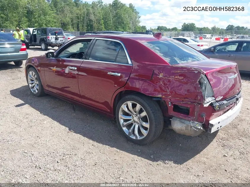 2017 Chrysler 300C VIN: 2C3CCAEG0HH582368 Lot: 45428637