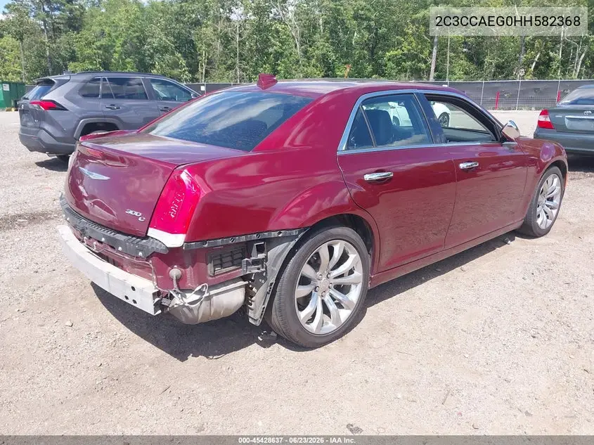 2017 Chrysler 300C VIN: 2C3CCAEG0HH582368 Lot: 45428637