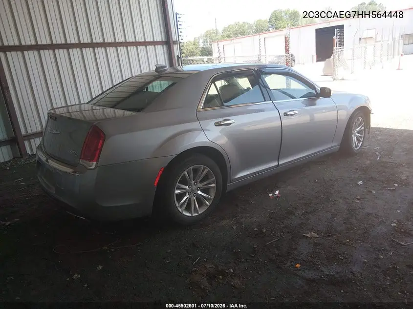 2017 Chrysler 300C VIN: 2C3CCAEG7HH564448 Lot: 45502601