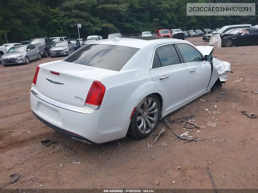 2017 Chrysler 300C VIN: 2C3CCAEG1HH570391 Lot: 45508665