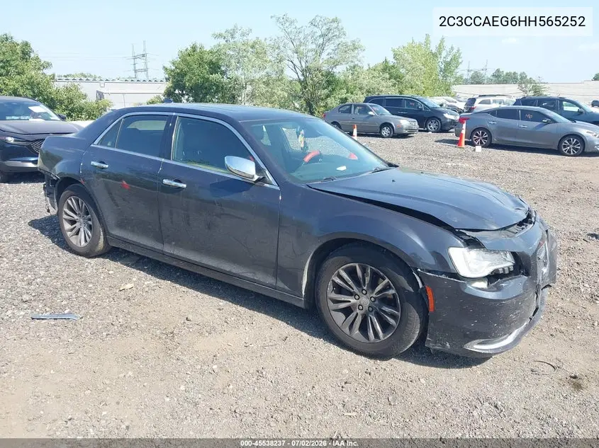 2017 Chrysler 300C VIN: 2C3CCAEG6HH565252 Lot: 45538237