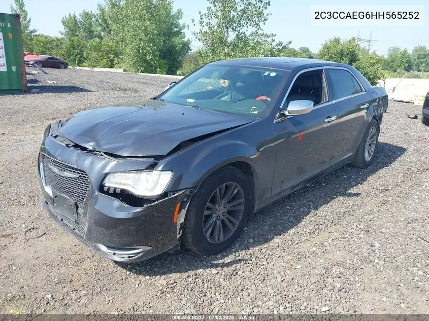 2017 Chrysler 300C VIN: 2C3CCAEG6HH565252 Lot: 45538237