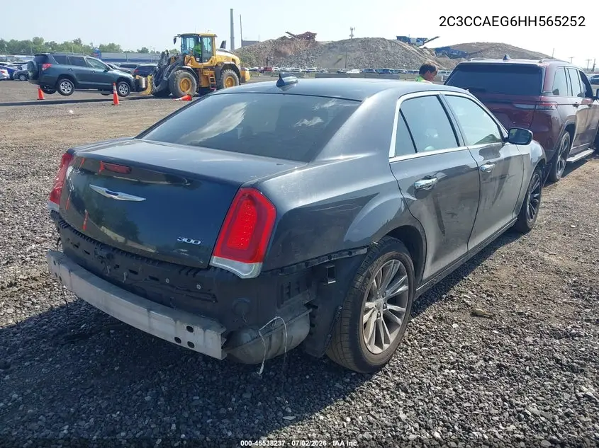 2017 Chrysler 300C VIN: 2C3CCAEG6HH565252 Lot: 45538237