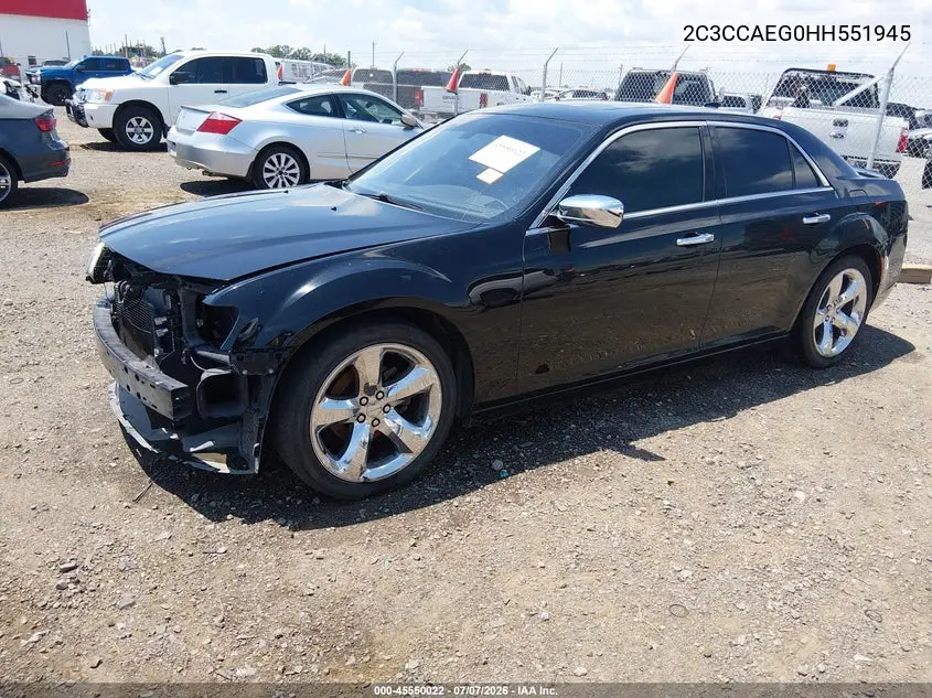 2017 Chrysler 300C VIN: 2C3CCAEG0HH551945 Lot: 45550022
