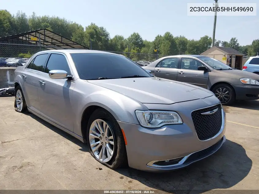 2017 Chrysler 300C VIN: 2C3CCAEG5HH549690 Lot: 45638453